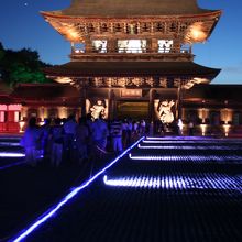 2010年8月のライトアップ