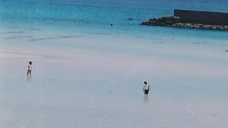 米崎海岸　伊平屋島の天国のビーチ