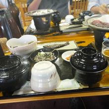 ほうば味噌の定食