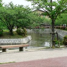 桑名城跡を整備した九華公園