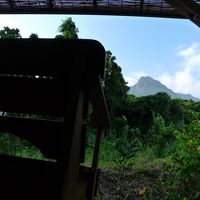 四季の宿　尾之間　客室のテラスから眺めるモッチョム岳