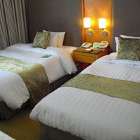 手前にエキストラベッドが。