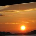 角島に落ちる夕陽は最高です！