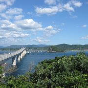 ここから見る角島大橋はきれい！