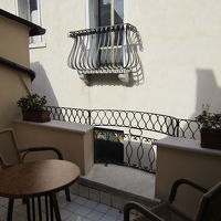 スーペリアルームのバルコニー