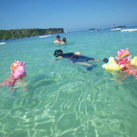 プライベートビーチです。遊泳エリア内でニモに会えます。