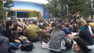 震災の日のディズニーランド