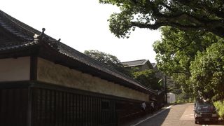 山内容堂公のお邸跡の下屋敷長屋