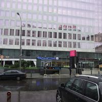 ホテル前の道路