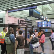 オヘア国際空港駅です。