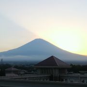 駐車場からの富士山！