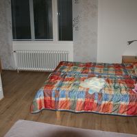 ベッドルームは完全には分かれていない。