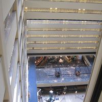 マリオット・マーキースと言えば、この巨大シースルーエレベータ