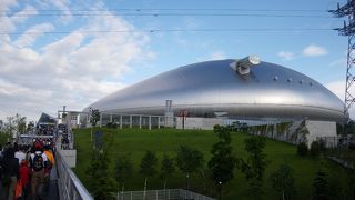 日本ハムファイターズの本拠地...だけに熱い！