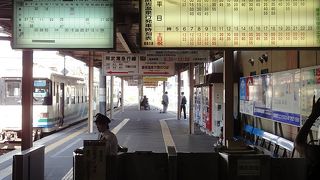 JR福島駅から福島交通への乗り換え