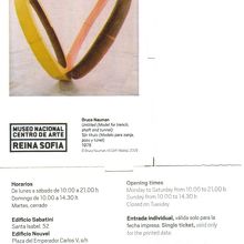 Bruce Naumanの作品がチケットに