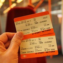 切符を買いました（リターン）