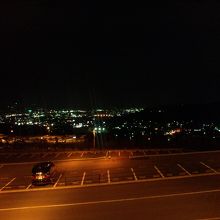 駐車場からの夜景