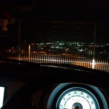 駐車場からの夜景