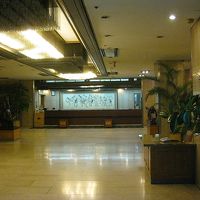 ロビーです。殺風景ですがキレイにされてます。