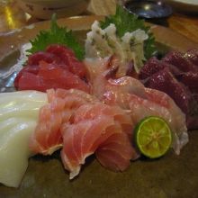 刺身盛り合わせ