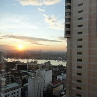 川が見えました