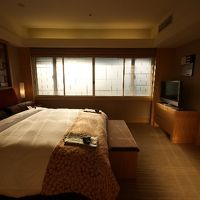 ジュニアスイートのベッドルーム