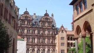 ハイデルベルク城から眺める街並みがきれい