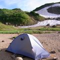 朝日小屋テント場
