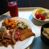 朝食。バイキング。