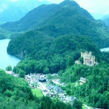 ノイシュヴァンシュタイン城から見た風景