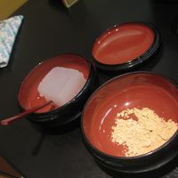 デザートは　勿論　吉野葛もち。