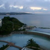 夜明けのオーシャンビューです