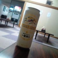 缶ビールでまったり