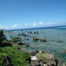 灯台付近からシュノーケルポイント