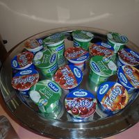 朝食のヨーグルト