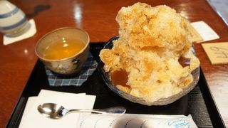 黒みつ氷が絶品です！