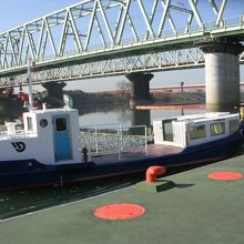 こちらが、船です。