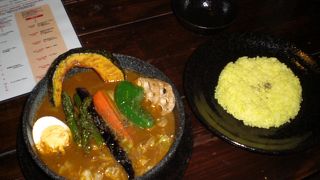 タクシーの運転手さんおススメのスープカレー屋さん