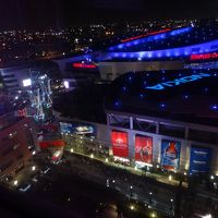 JW マリオットLA LIVE 夜景（エミー賞開催中）