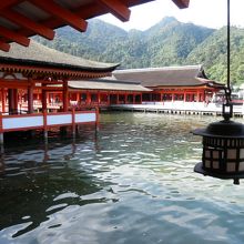 満潮時。まさにイメージ通り。