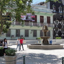 大堂広場と噴水