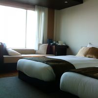 ベッドルーム。一段高い