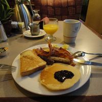 ホテルでの朝食