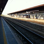 ベローナ（Verona）からベネチア（Venezia)への鉄道（EUROSTAR)での移動