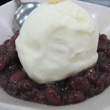 あんこの入ったアイス