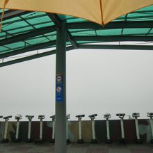 雨が降るとこんな感じで何も見えないｗｗｗ