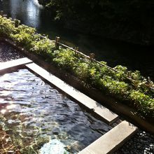 朝の露店風呂も気持ちがいいです。