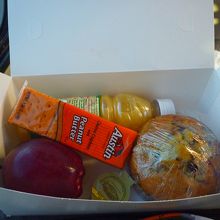 朝食のボックス