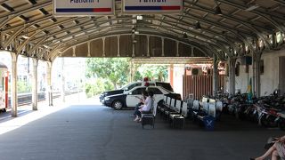 懐かしいような地方の駅です